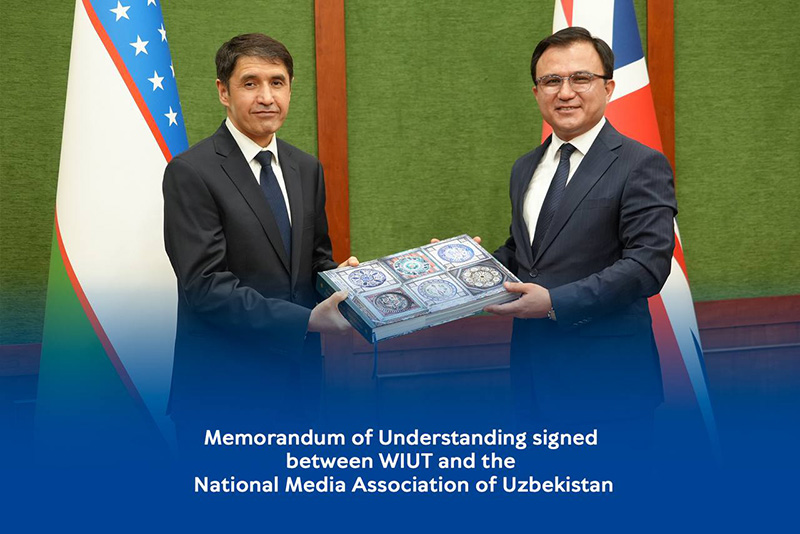 Memorandum of Understanding signed between WIUT and the National Media Association of Uzbekistan